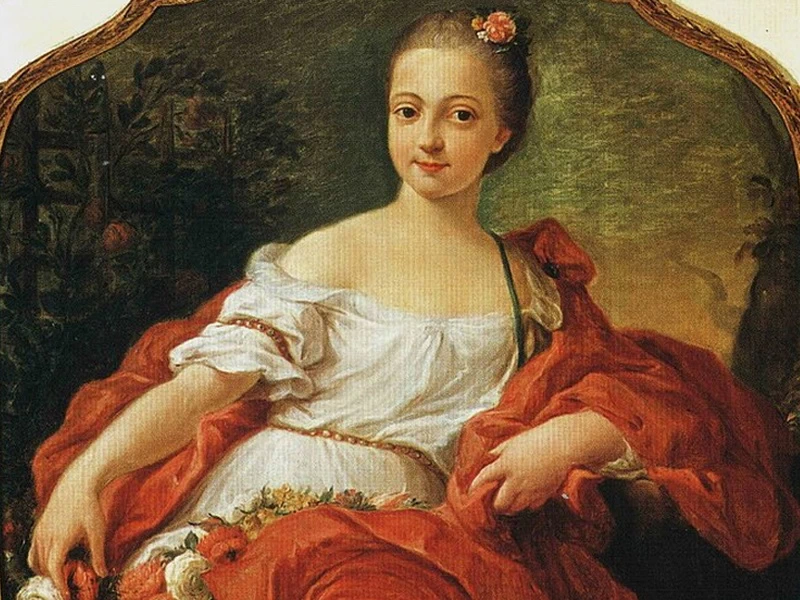 1723-Domenico Passerini - Ritratto di fanciulla, Saletta della musica di Palazzo Sanvitale a Parma
